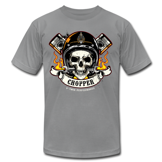 Chopper Skull T-Shirt - slate