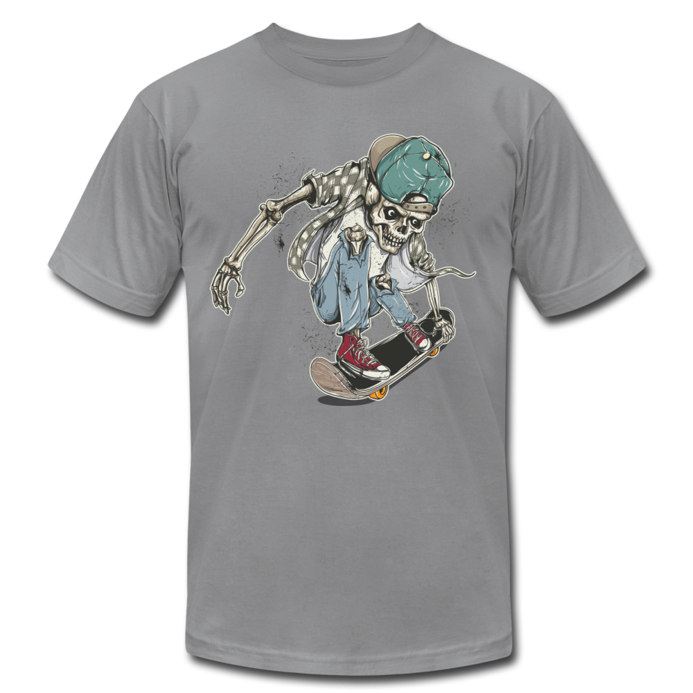 Skater Skeleton T-Shirt - slate