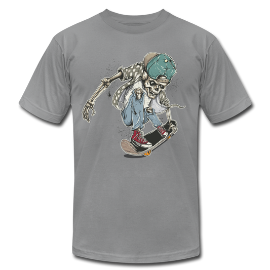 Skater Skeleton T-Shirt - slate