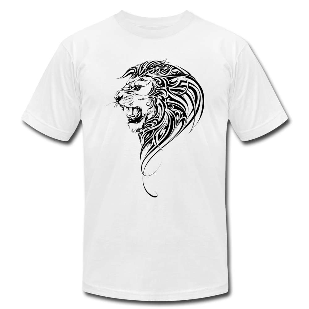 Tribal Maori Lion T-Shirt - white