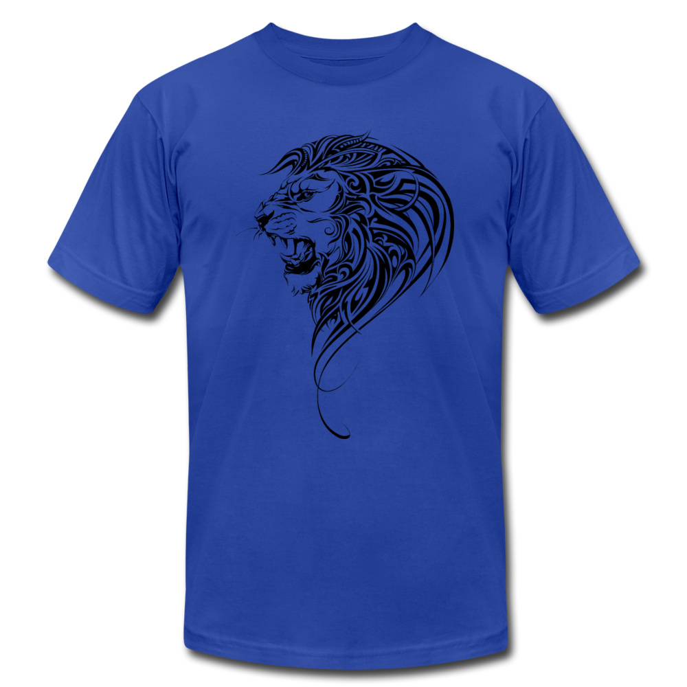 Tribal Maori Lion T-Shirt - royal blue