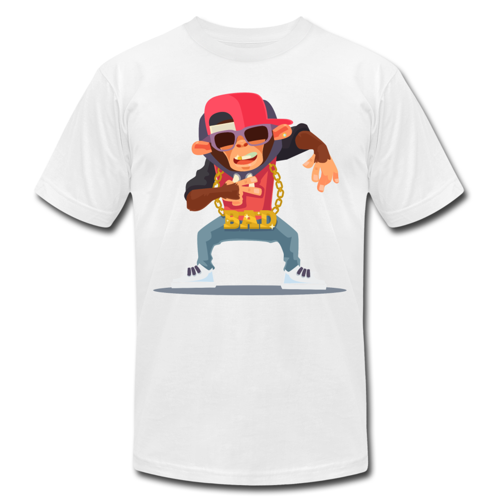 Hip Hop Monkey T-Shirt - white