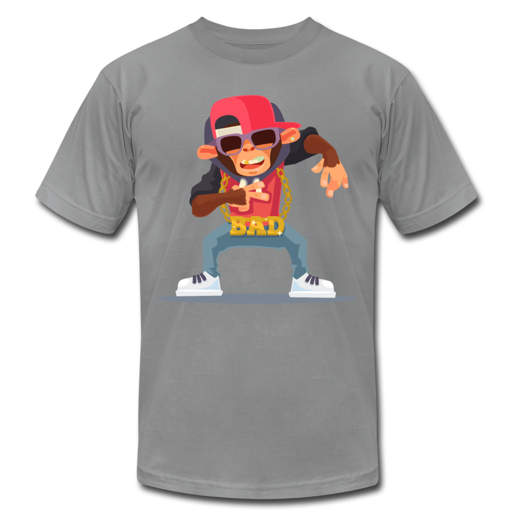 Hip Hop Monkey T-Shirt - slate