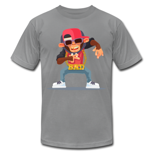 Hip Hop Monkey T-Shirt - slate