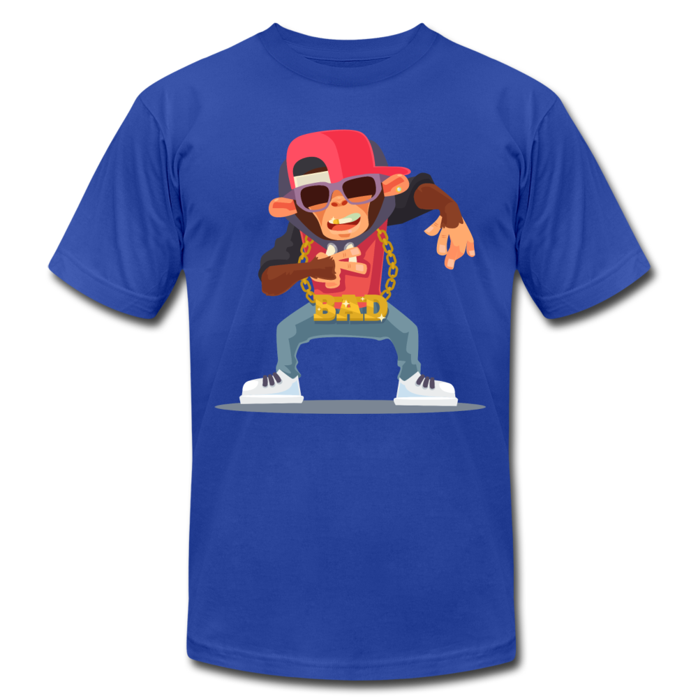 Hip Hop Monkey T-Shirt - royal blue