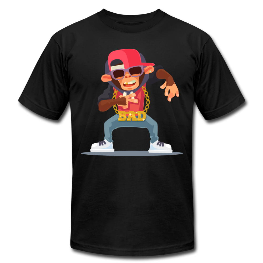 Hip Hop Monkey T-Shirt - black