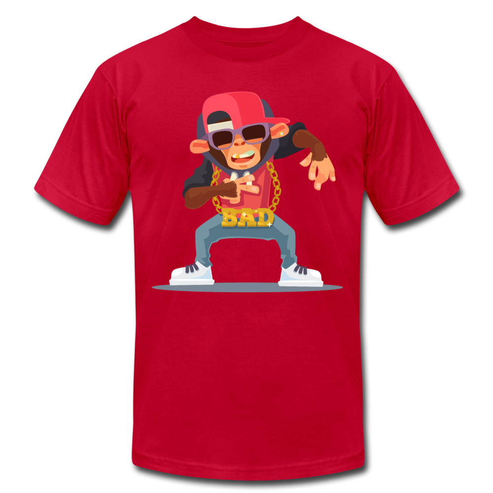 Hip Hop Monkey T-Shirt - red
