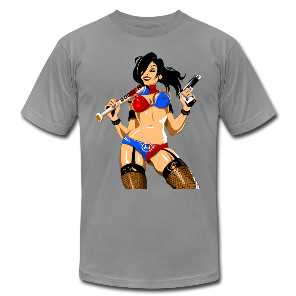 Badass Girl T-Shirt - slate
