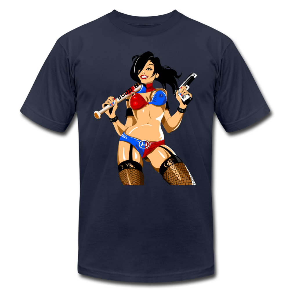 Badass Girl T-Shirt - navy