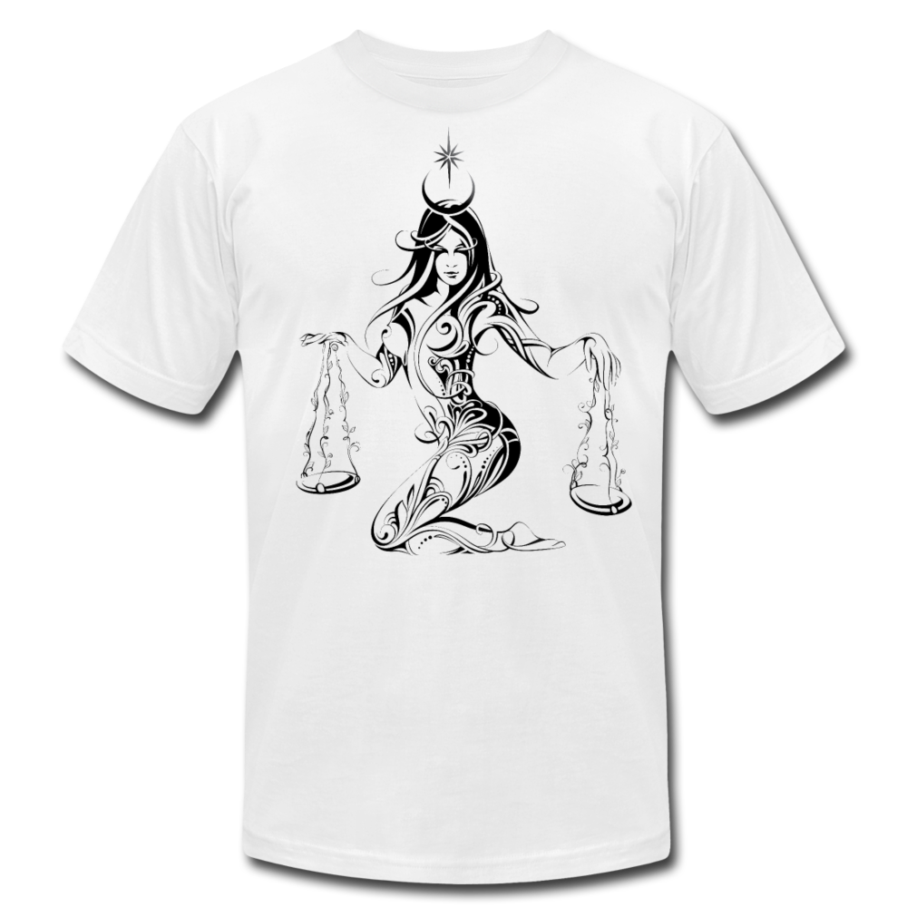 Tribal Maori Girl Scales T-Shirt - white