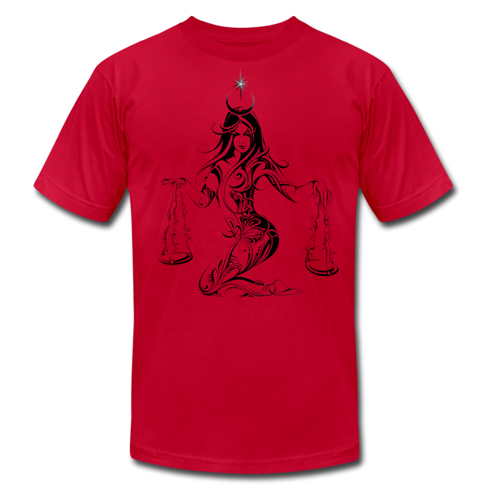 Tribal Maori Girl Scales T-Shirt - red