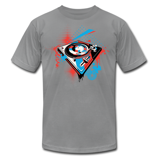 Abstract Turntable T-Shirt - slate