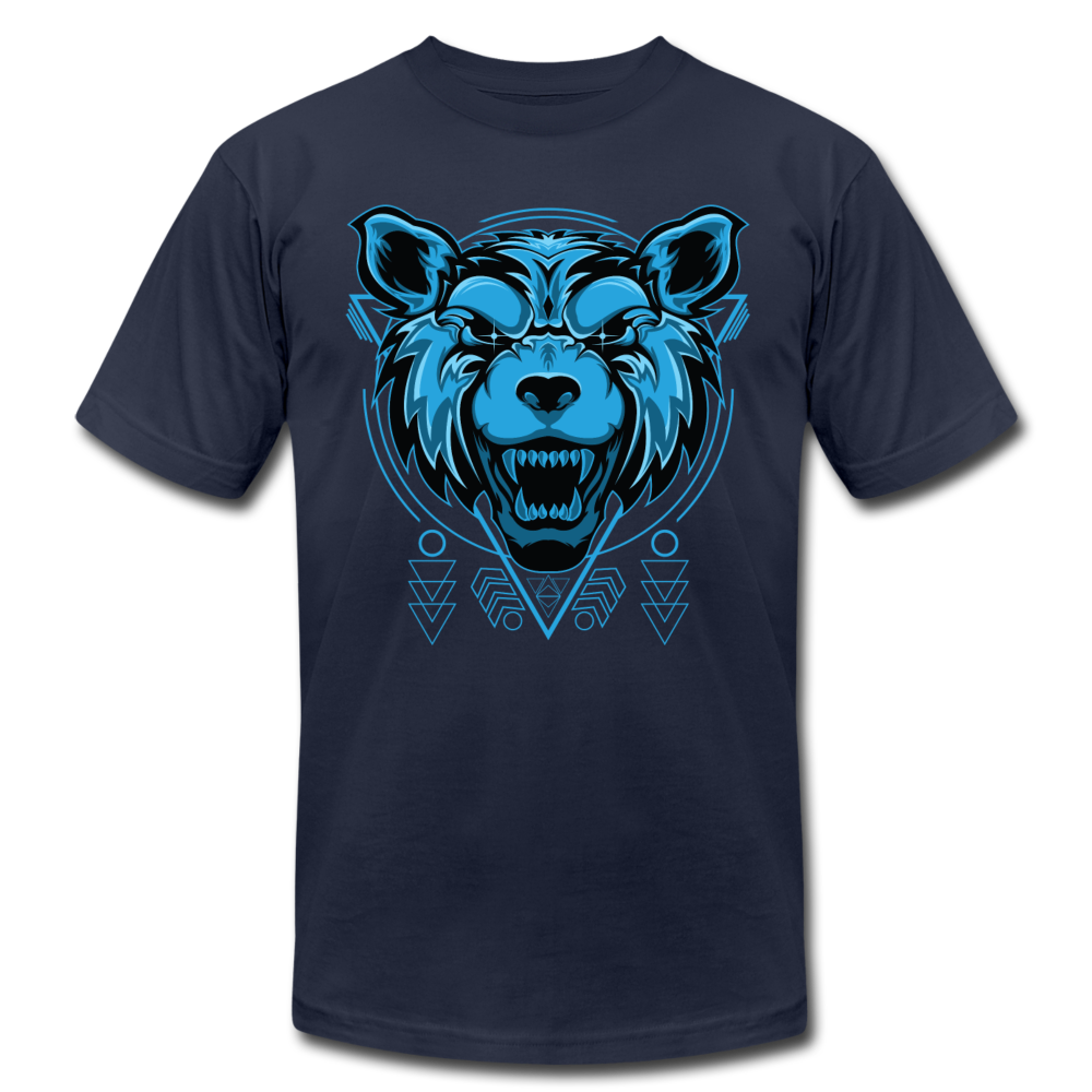 Growling Wolf T-Shirt - navy