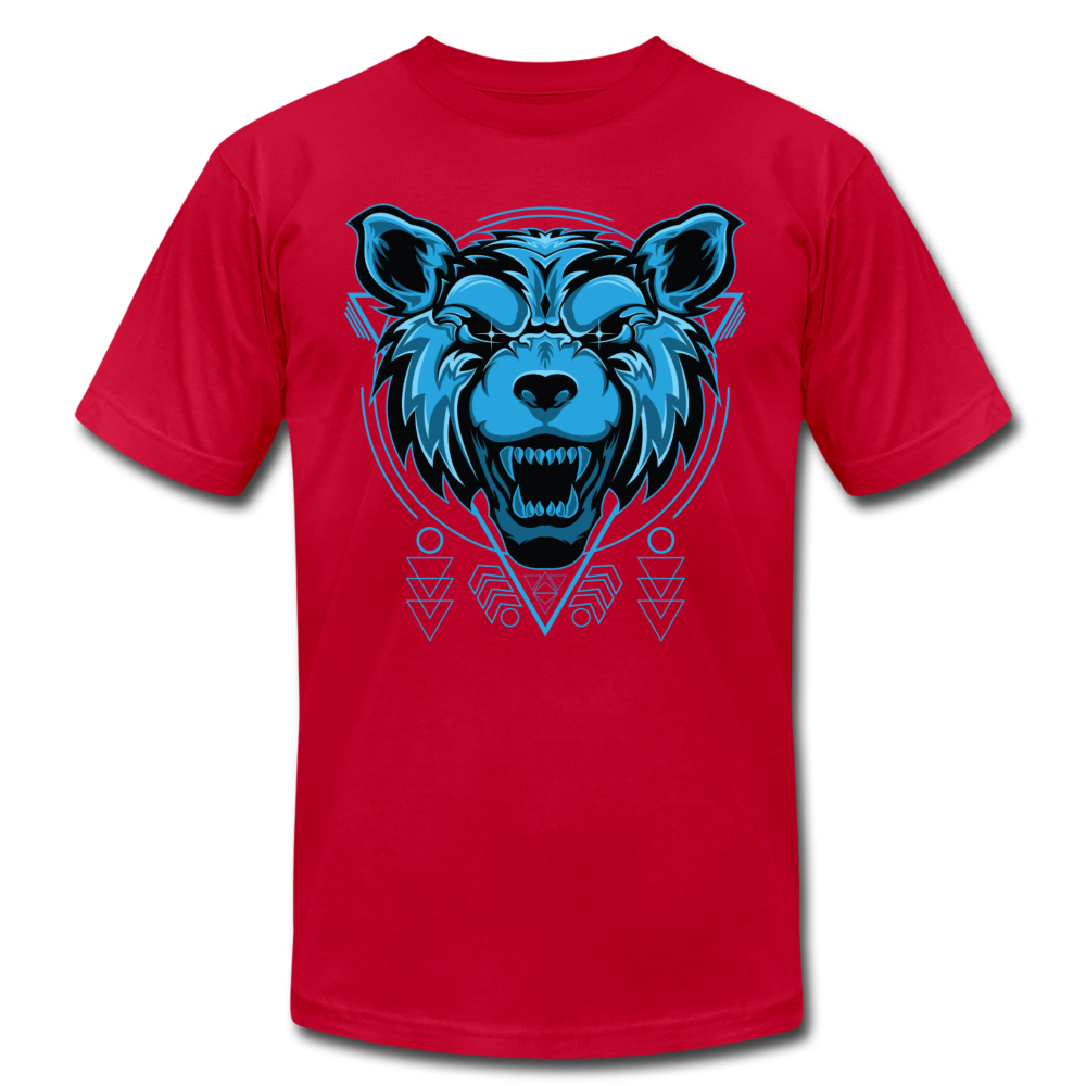 Growling Wolf T-Shirt - red