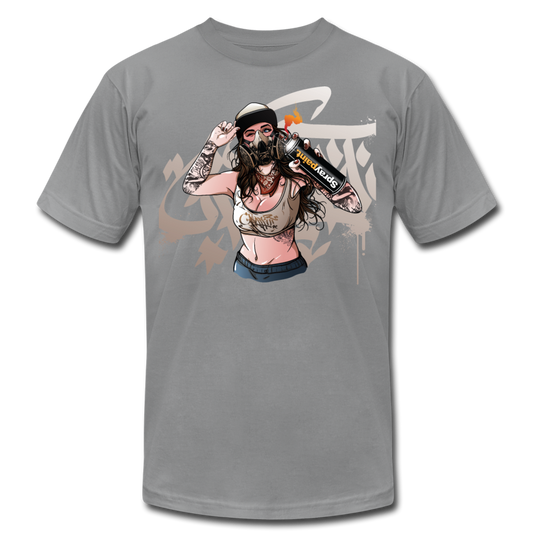 Graffiti artist Girl T-Shirt - slate