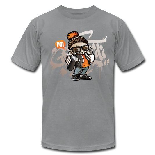 Hip Hop Panda Graffiti Artist T-Shirt - slate