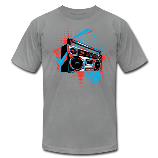 Abstract Boombox T-Shirt - slate