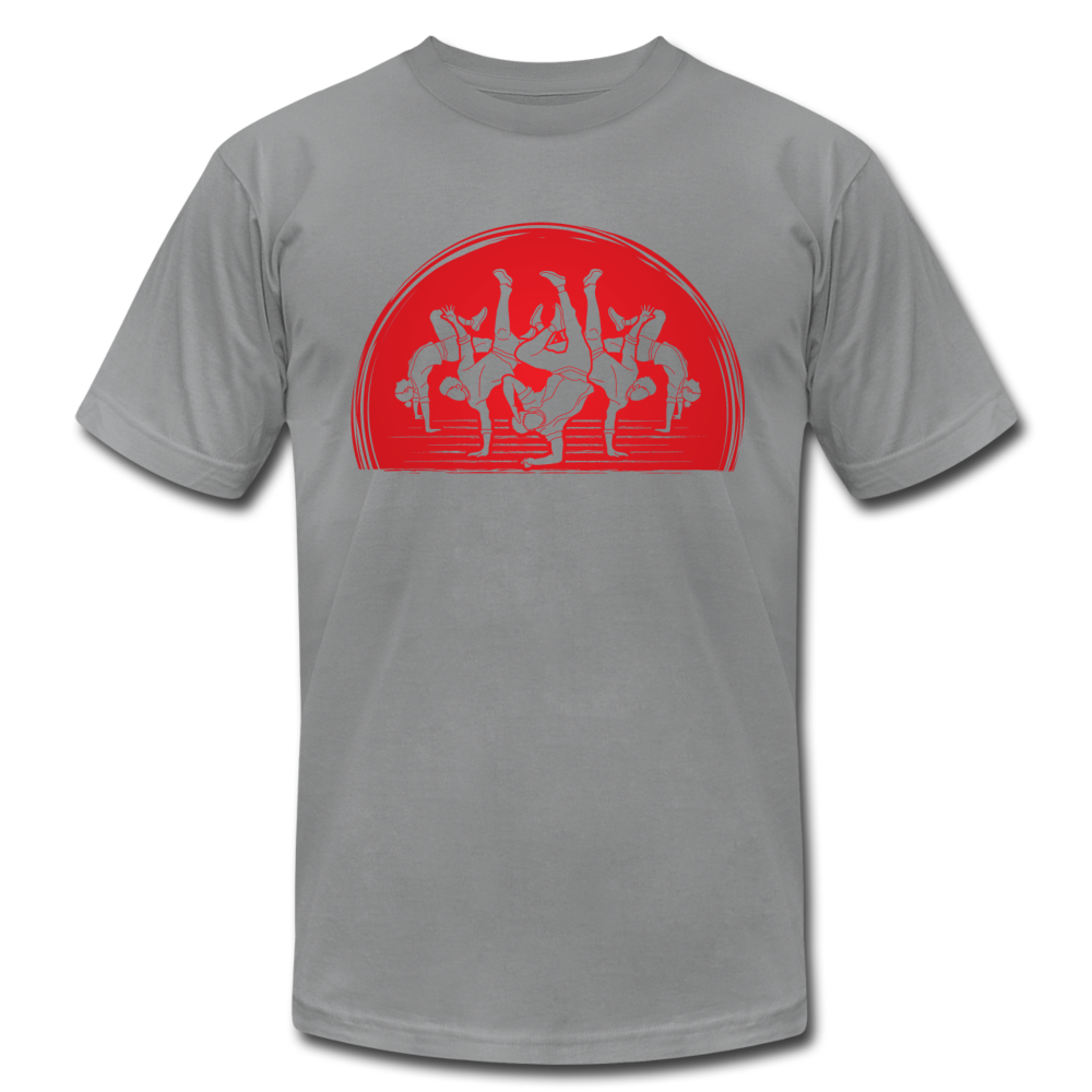 B-Boy Dancers Red Sun T-Shirt - slate