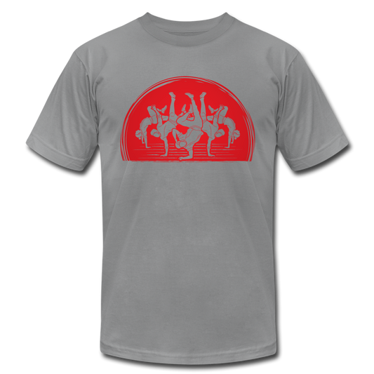 B-Boy Dancers Red Sun T-Shirt - slate