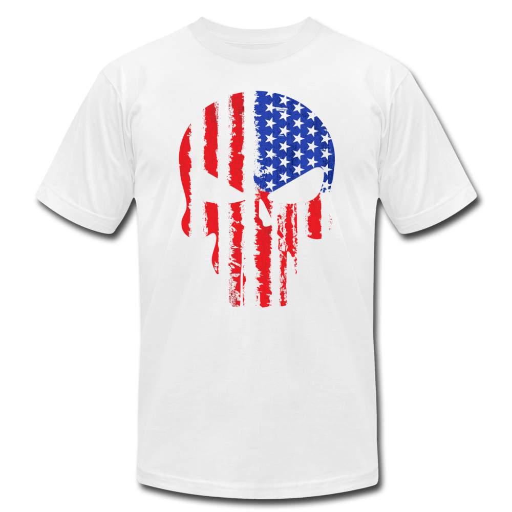 American Skull T-Shirt - white