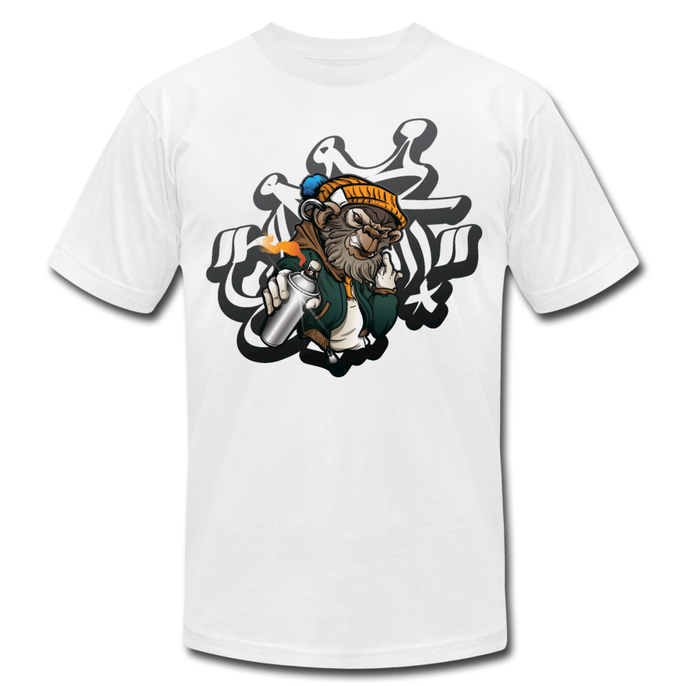Hip Hop Gorilla Graffiti Artist T-Shirt - white