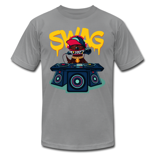 Swag Hip Hop DJ T-Shirt - slate