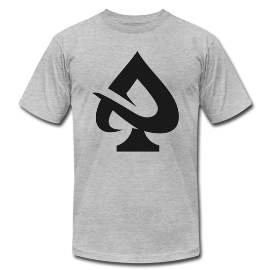 Abstract Spade T-Shirt - heather gray