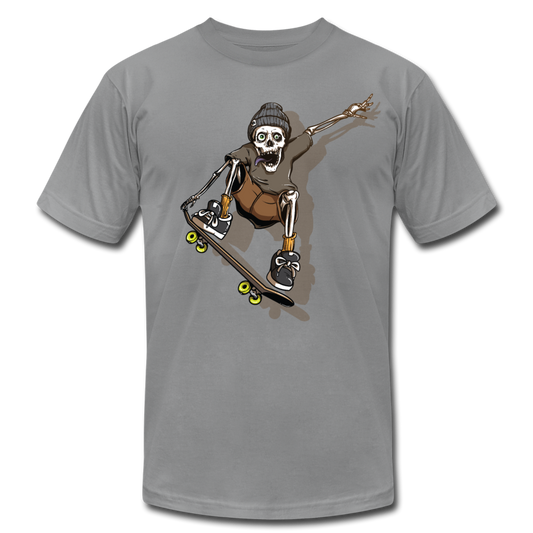 Skater Skeleton T-Shirt - slate