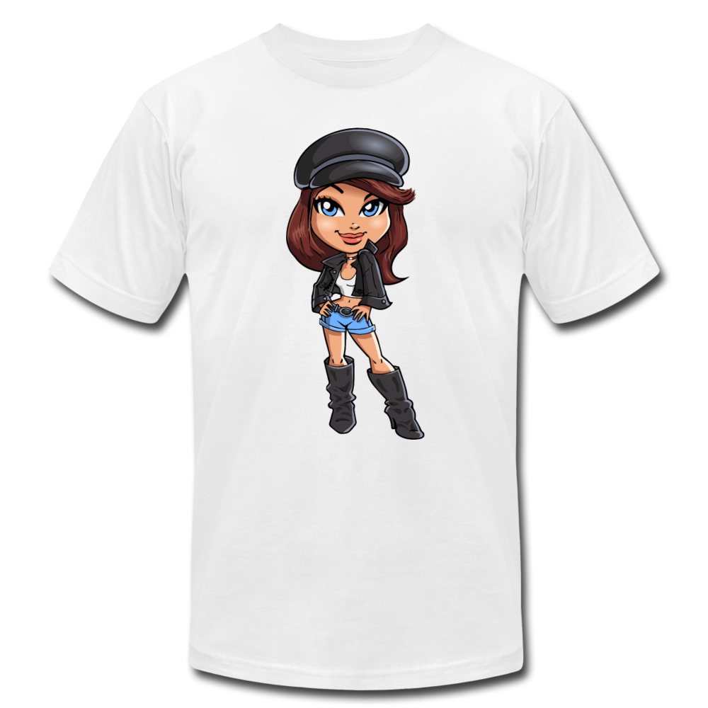 Cartoon Girl T-Shirt - white