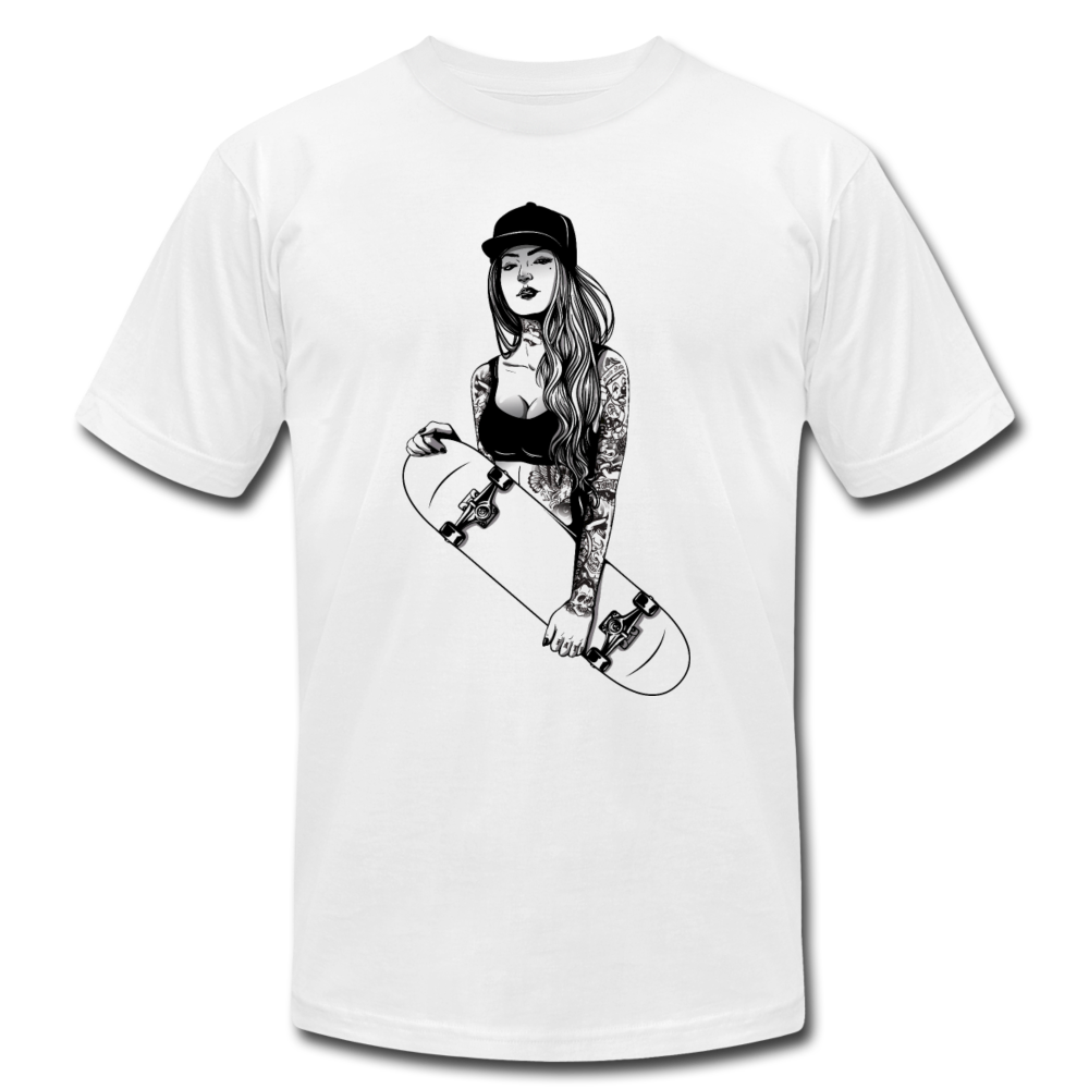 Girl Skater T-Shirt - white