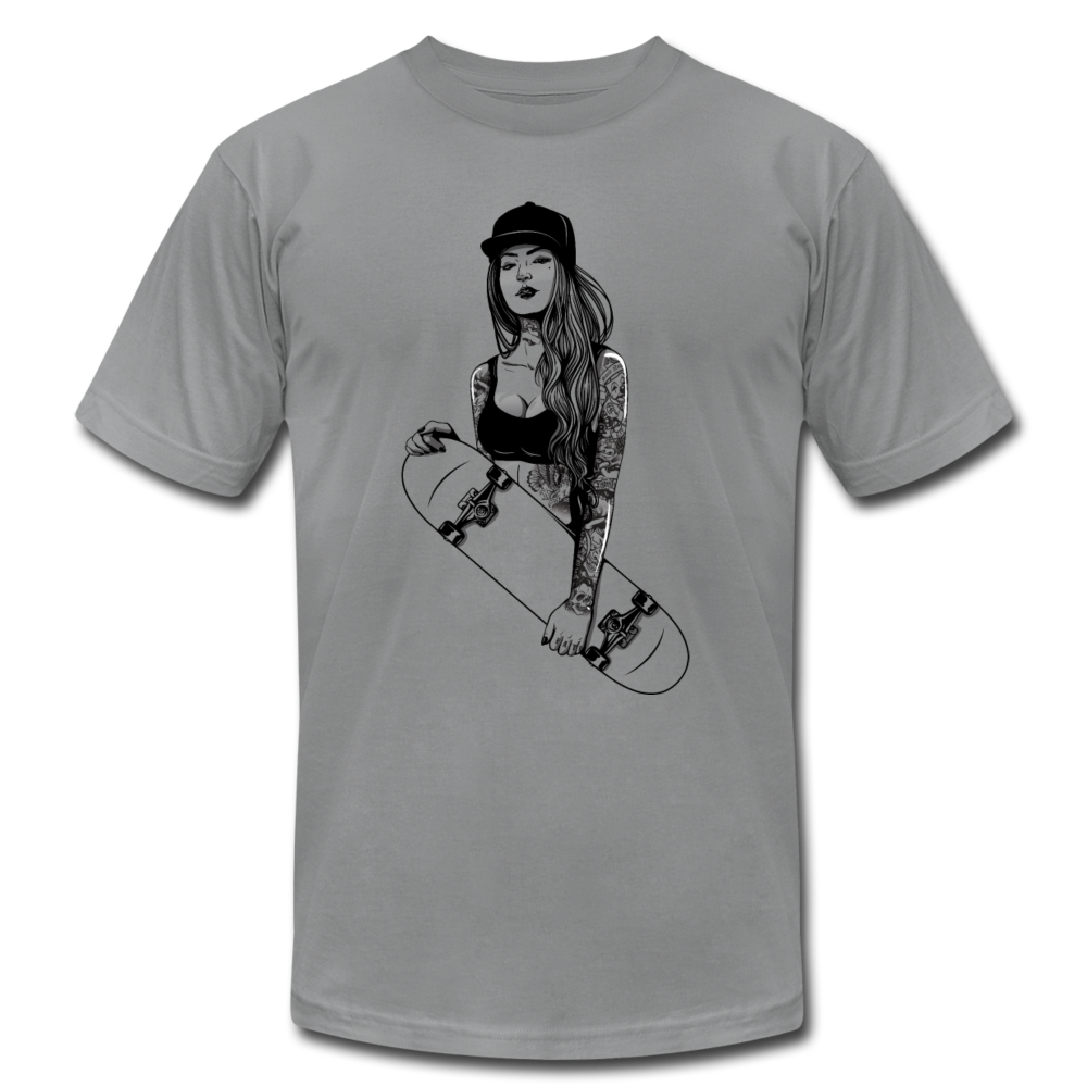 Girl Skater T-Shirt - slate
