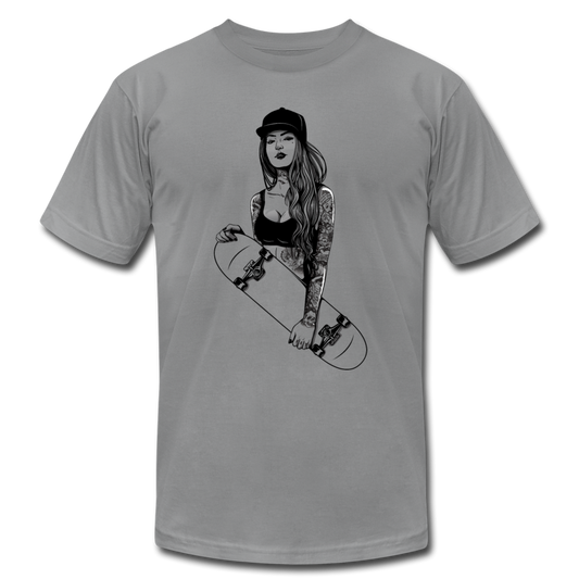 Girl Skater T-Shirt - slate