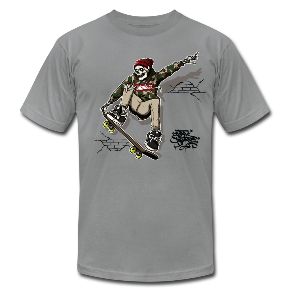 Skeleton Skater T-Shirt - slate