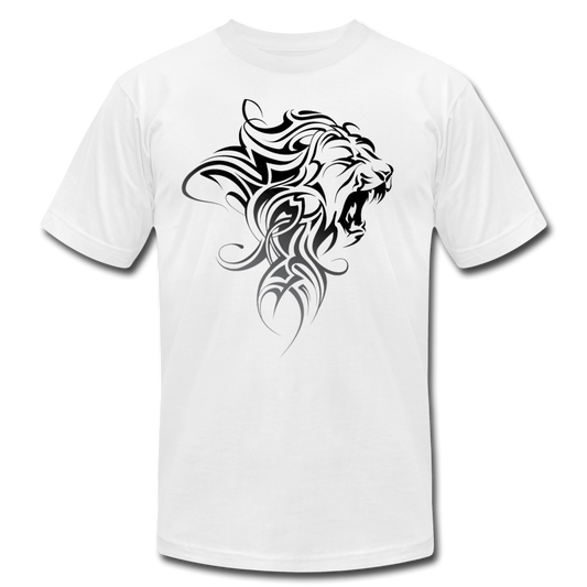 Tribal Maori Lion T-Shirt - white