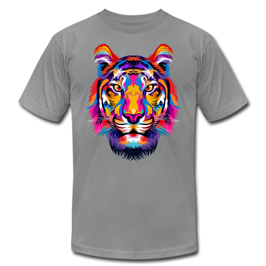 Colorful Abstract Tiger T-Shirt - slate