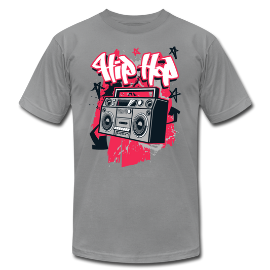 Hip Hop Boombox T-Shirt - slate