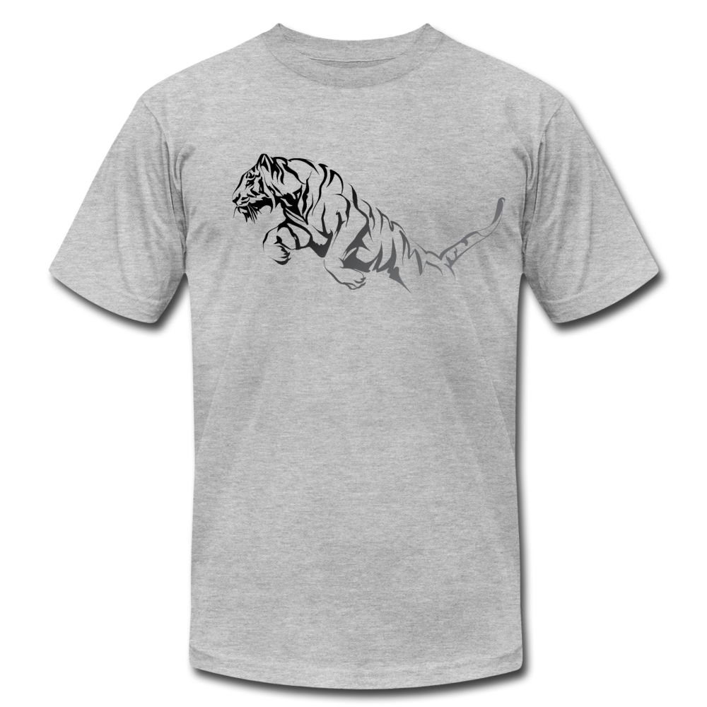 Tribal Tiger T-Shirt - heather gray