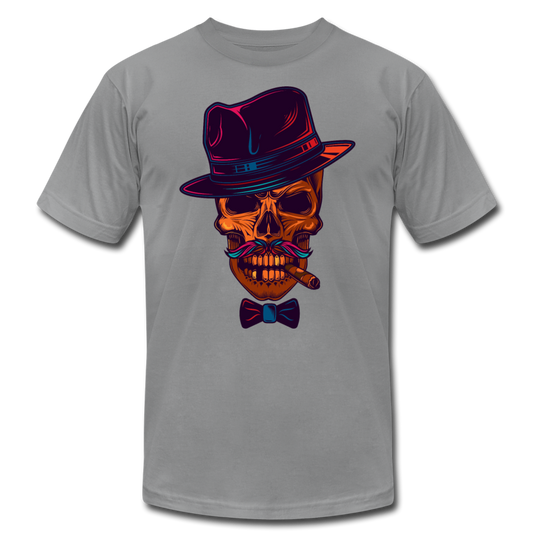Skull Fedora T-Shirt - slate