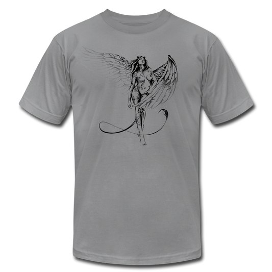 Devil Angel Girl T-Shirt - slate