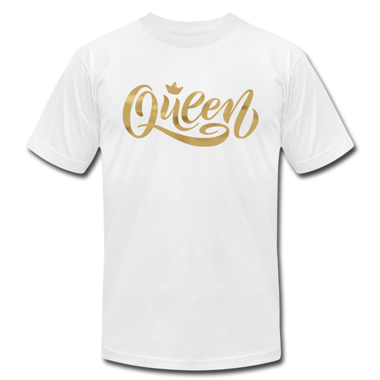 Gold Queen T-Shirt - white