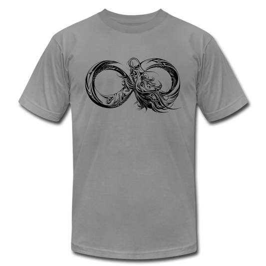 Tribal Maori Infinity Dragon T-Shirt - slate