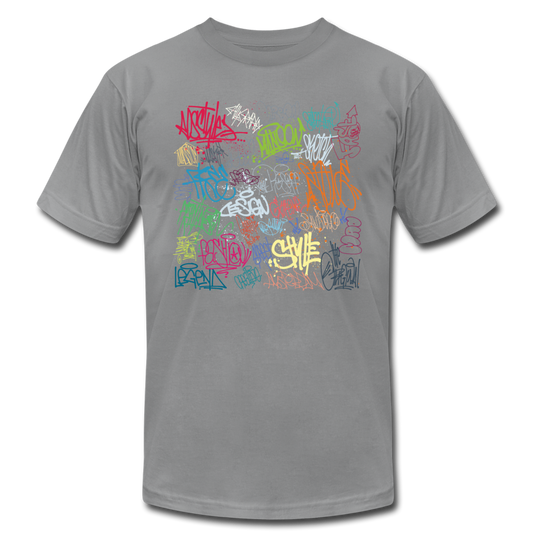 Graffiti Street Art T-Shirt - slate