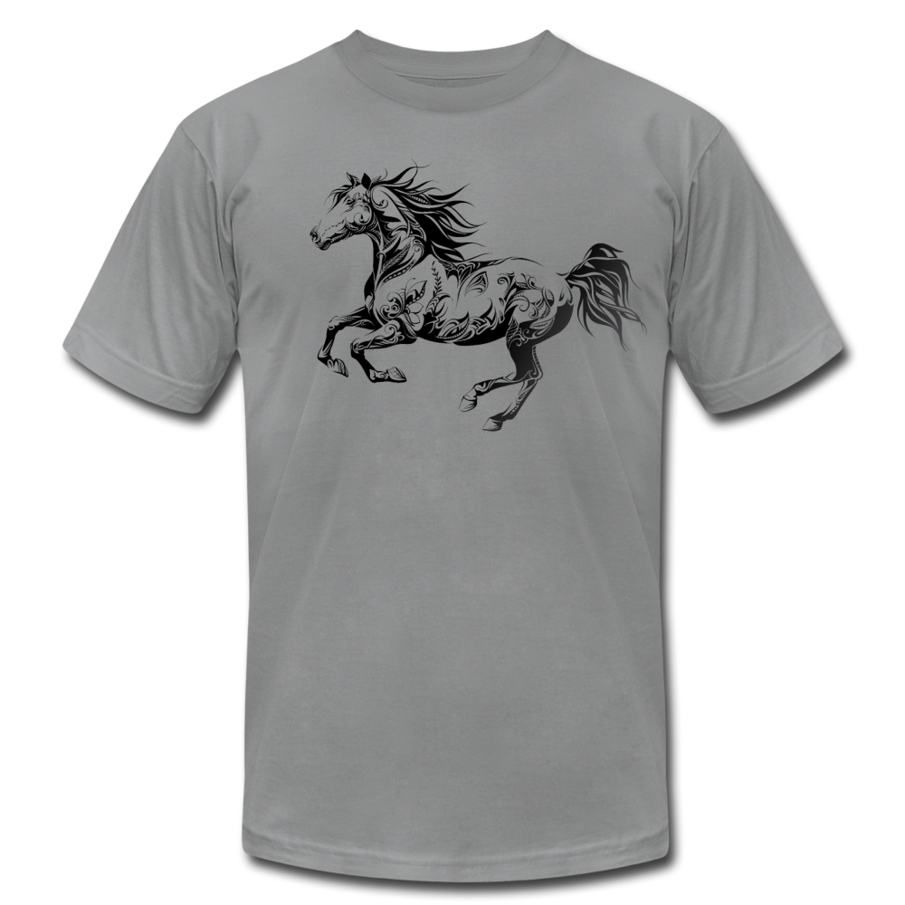 Tribal Maori Horse T-Shirt - slate