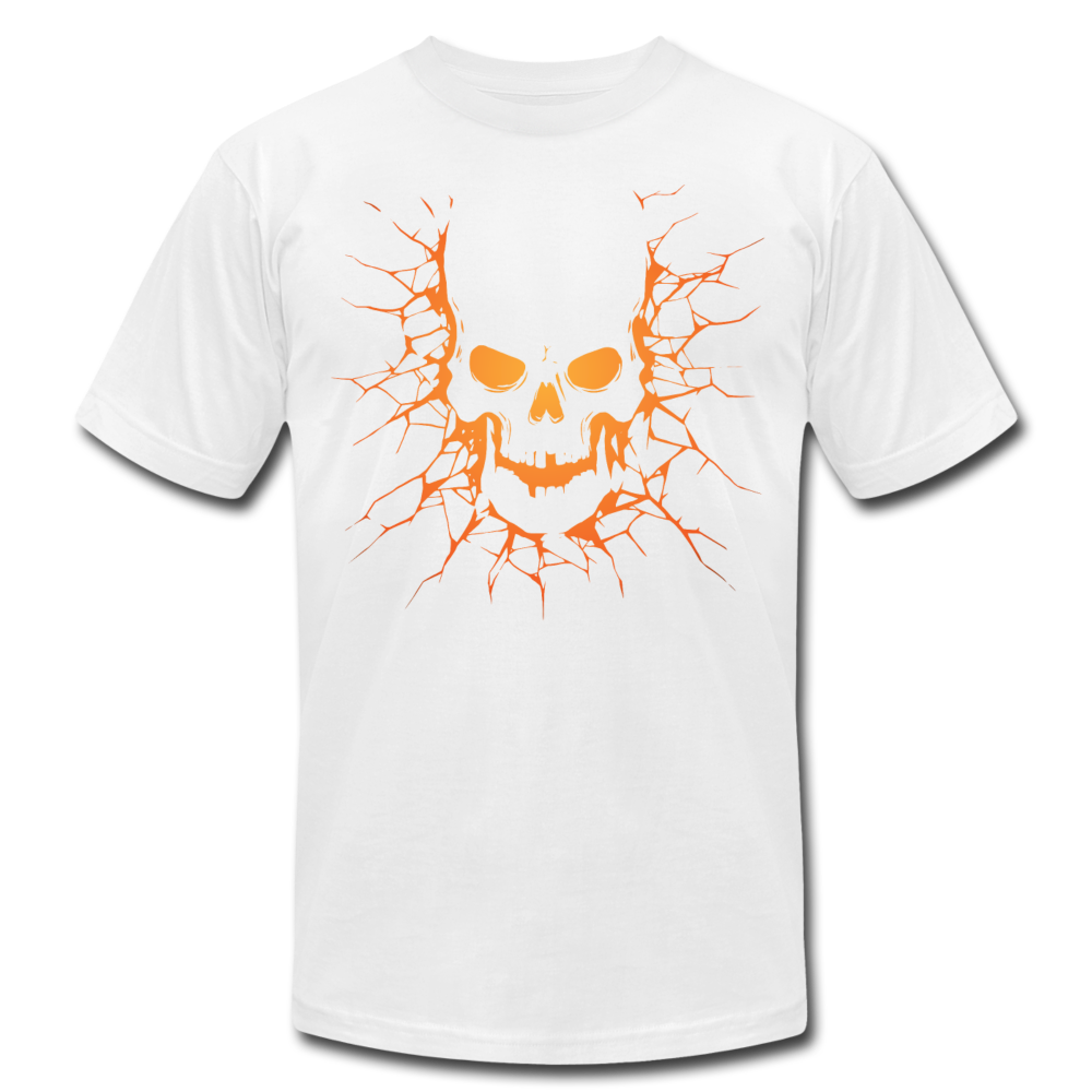 Cracked Skull T-Shirt - white