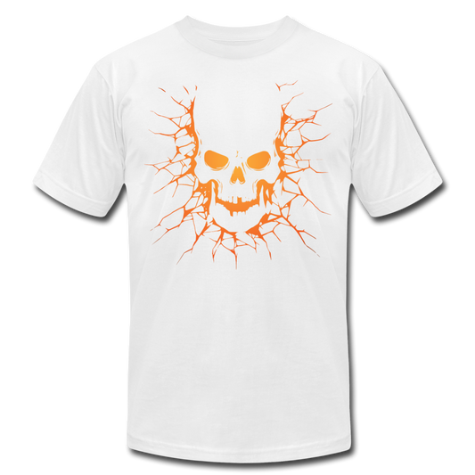 Cracked Skull T-Shirt - white