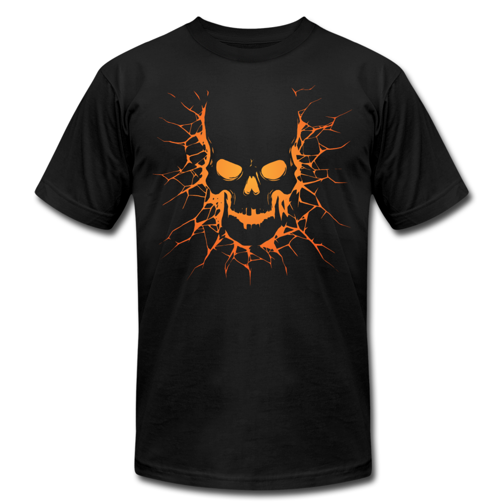 Cracked Skull T-Shirt - black