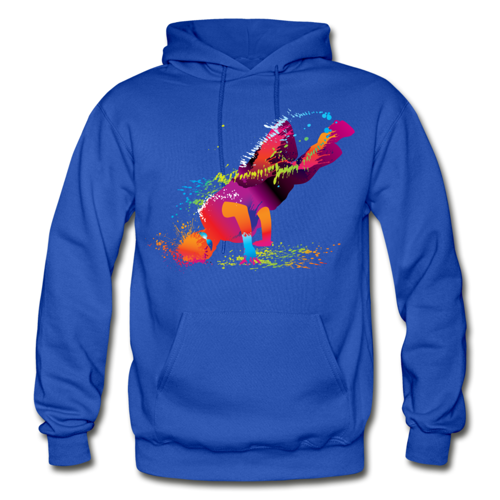 Abstract B-Boy Dancer Hoodie - royal blue