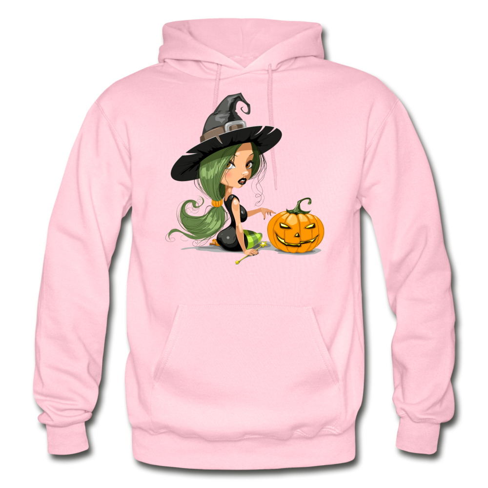Halloween Witch Cartoon - light pink