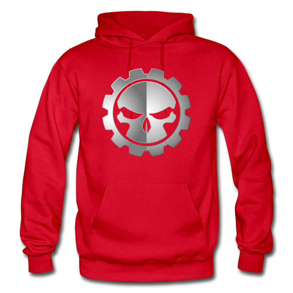 Skull Gear Hoodie - red
