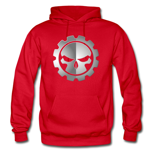 Skull Gear Hoodie - red